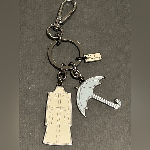 Burberry Handbags - Authentic Burberry keychain & charm. Very nice condition. Solid.